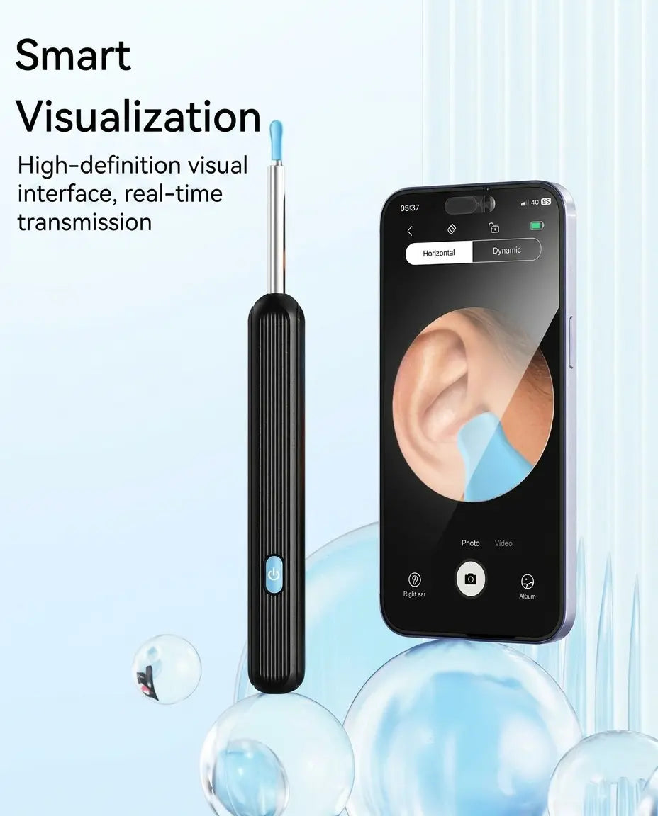 Smart Wireless Ear Cleaner with 1080P HD Camera - Visual Ear Wax Remover Tool