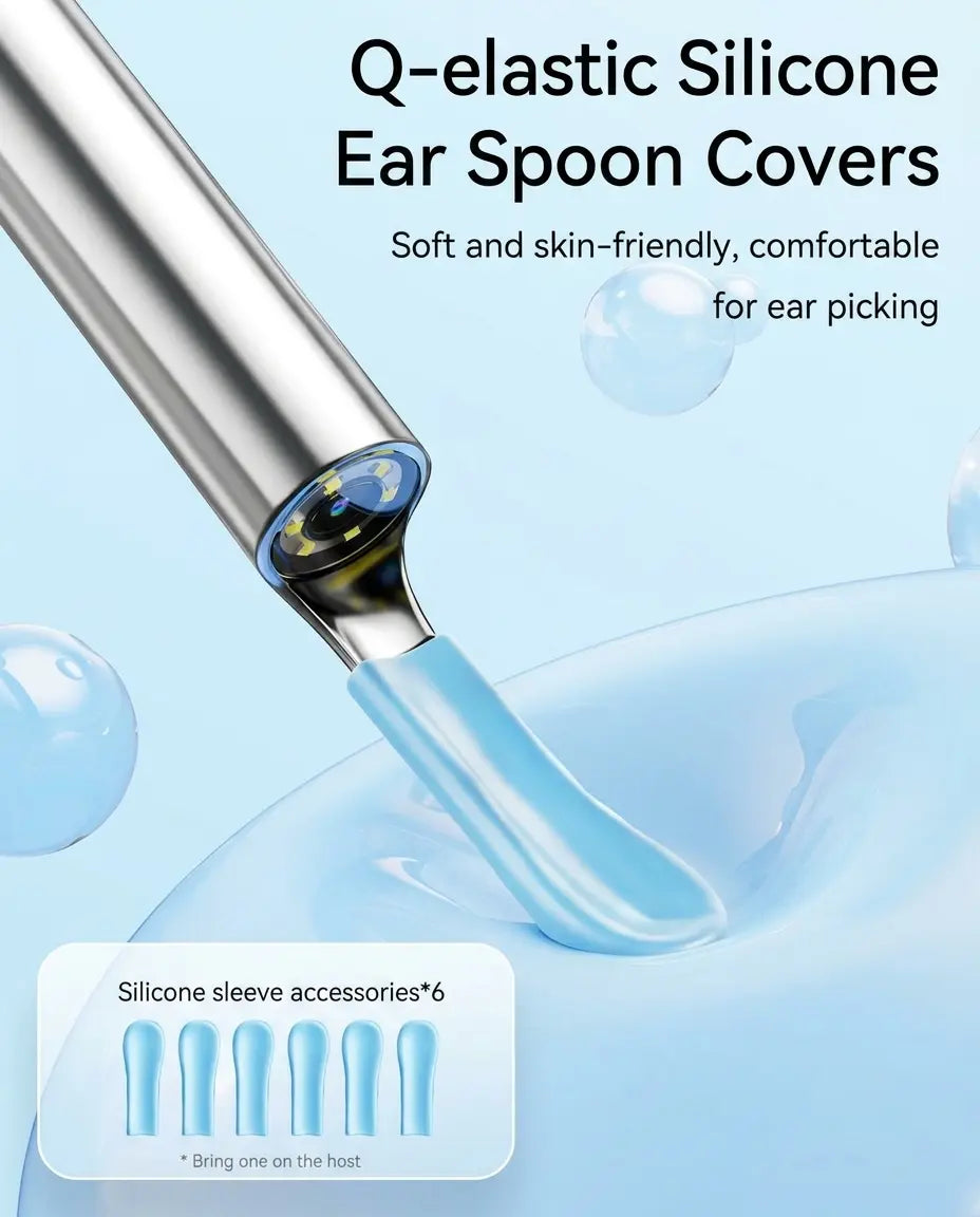 Smart Wireless Ear Cleaner with 1080P HD Camera - Visual Ear Wax Remover Tool