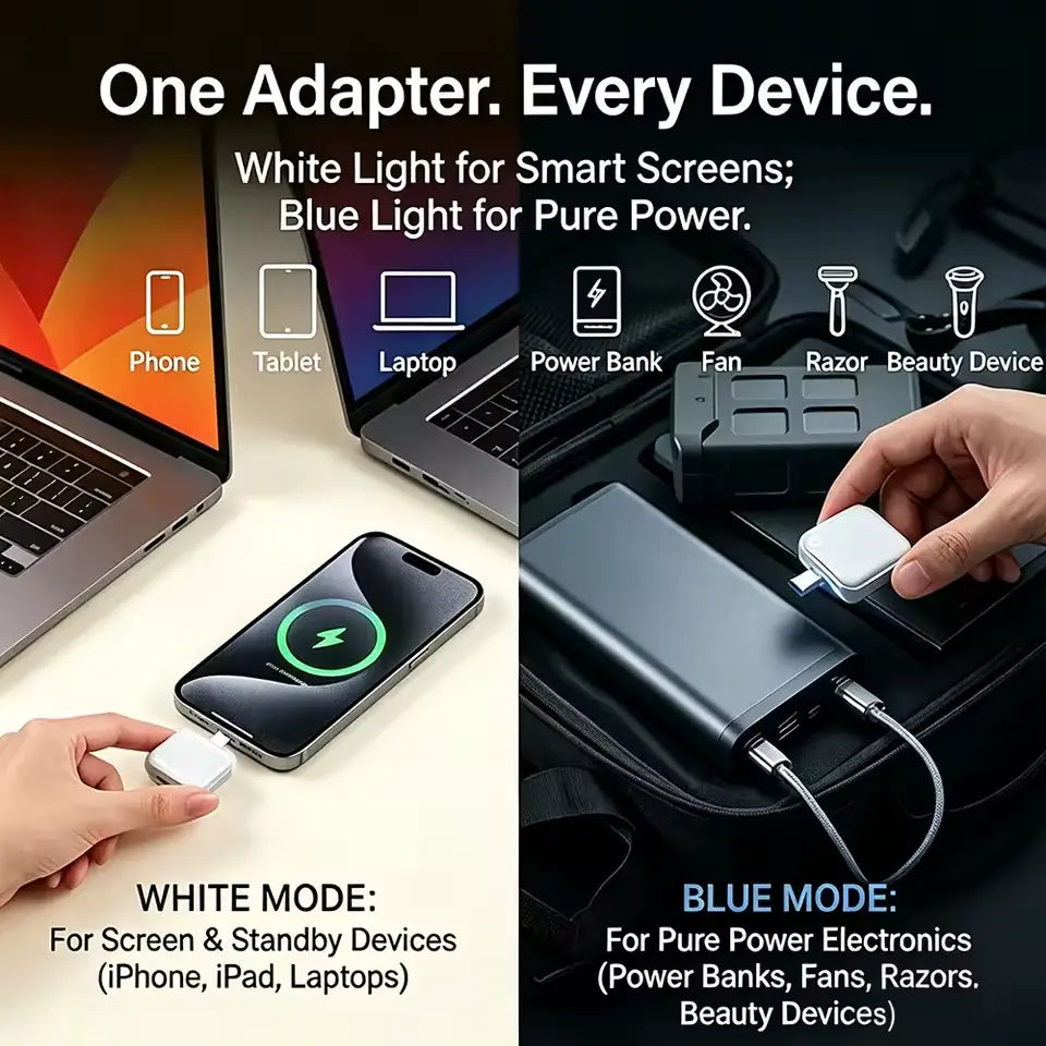 Smart Auto Disconnect Fast Charging Adapter upto 140W