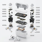 A9 Pro Airpods Wireless Earbuds with Full Touch Screen Case & ANC/ENC