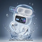 A9 Pro Airpods Wireless Earbuds with Full Touch Screen Case & ANC/ENC