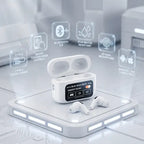 A9 Pro Airpods Wireless Earbuds with Full Touch Screen Case & ANC/ENC