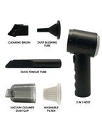 3-in-1 Portable Wireless Vacuum Cleaner - Rechargeable Handheld Mini Car Vacuum & Air Duster Blower