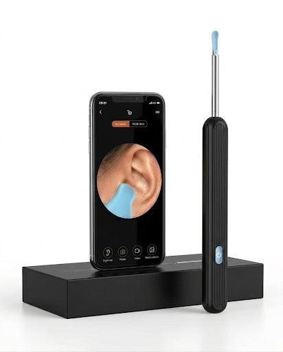 Smart Wireless Ear Cleaner with 1080P HD Camera - Visual Ear Wax Remover Tool